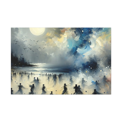 Luminescent Nocturnal Celebration - Canvas