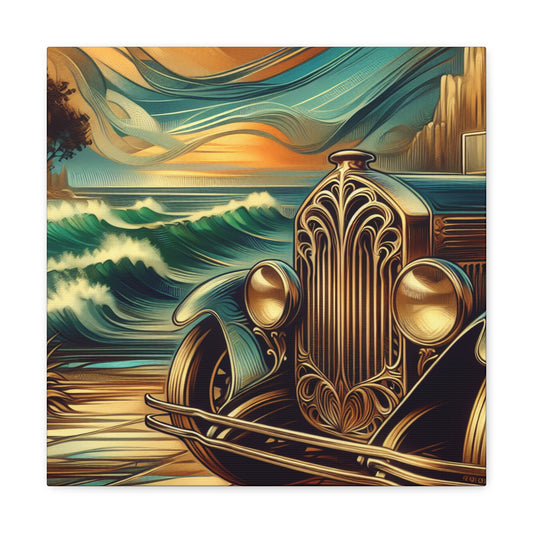 "Classic Beauty Unveiled" - Canvas