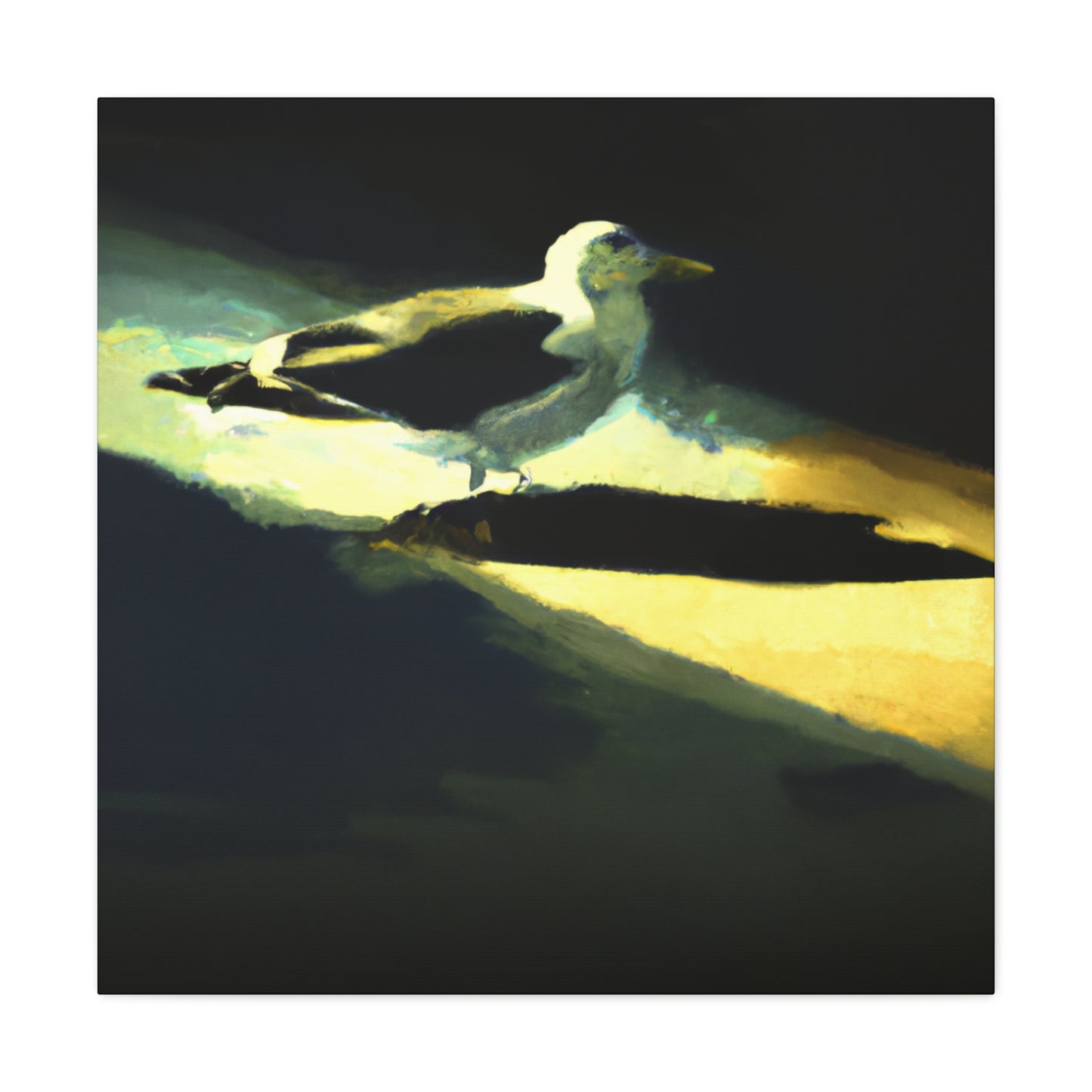 Seagull's Soaring Freedom - Canvas