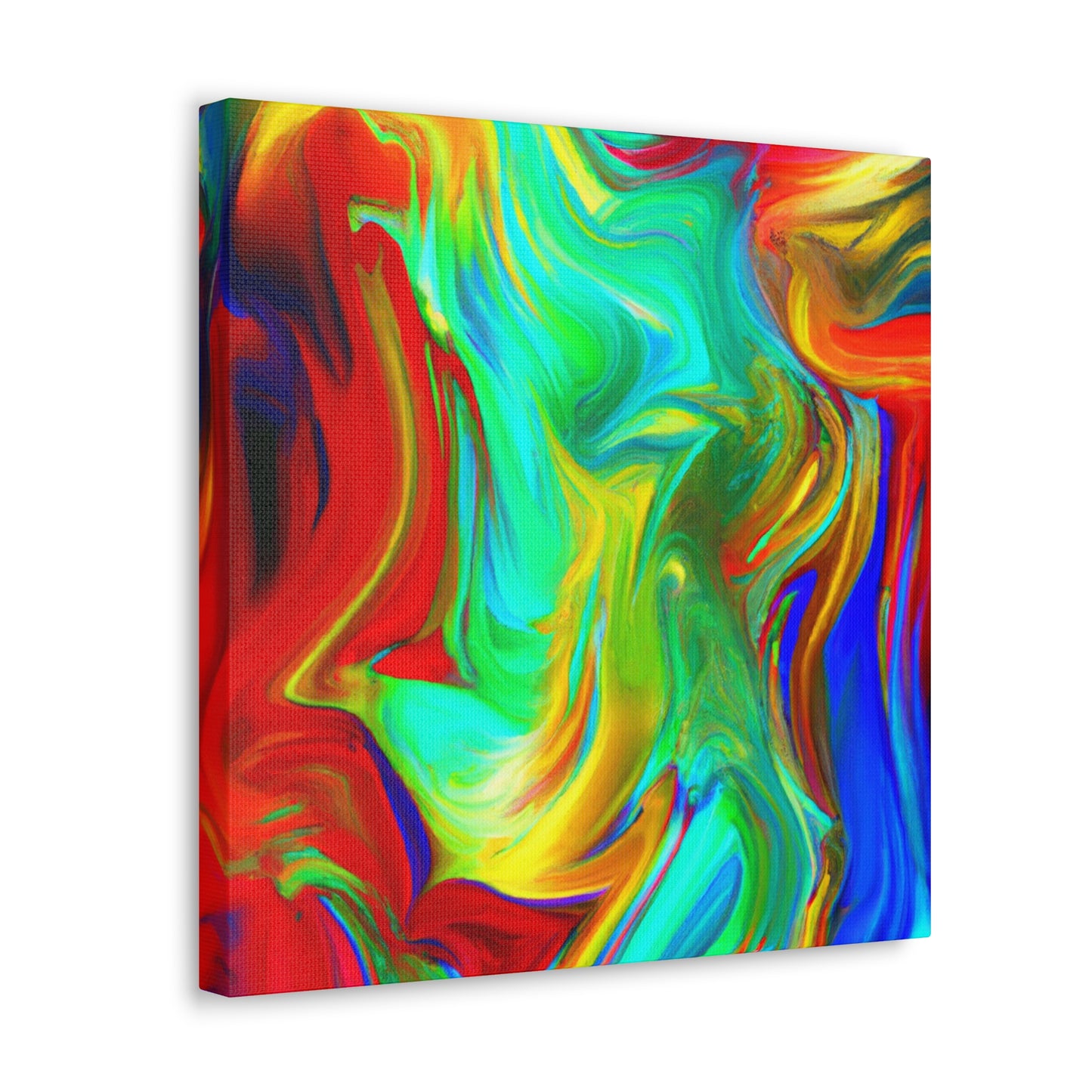 "Divine Radiant Brushstrokes" - Canvas