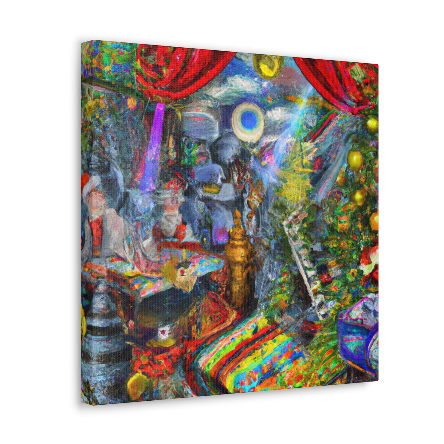 Santa's Surreal Workshop - Canvas