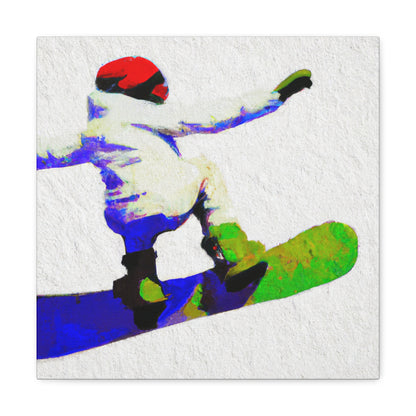 Snowboarding Thrill Ride - Canvas