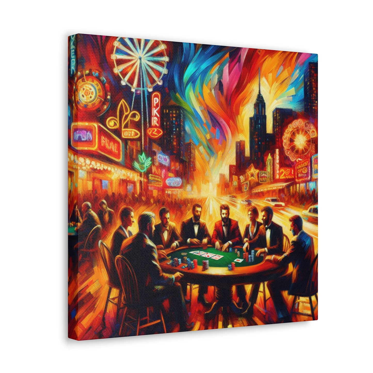 "Table of Aces" - Canvas