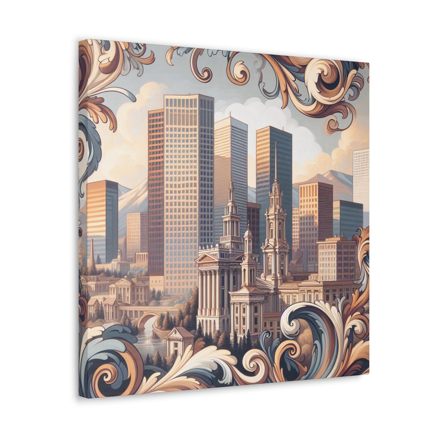 "Majestic Dreams of Denver" - Canvas