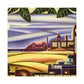 "Countryside in Art Deco" - Canvas