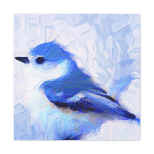 Bluebird's Abstraction - Canvas