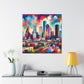 Urban Dreams Unveiled - Canvas