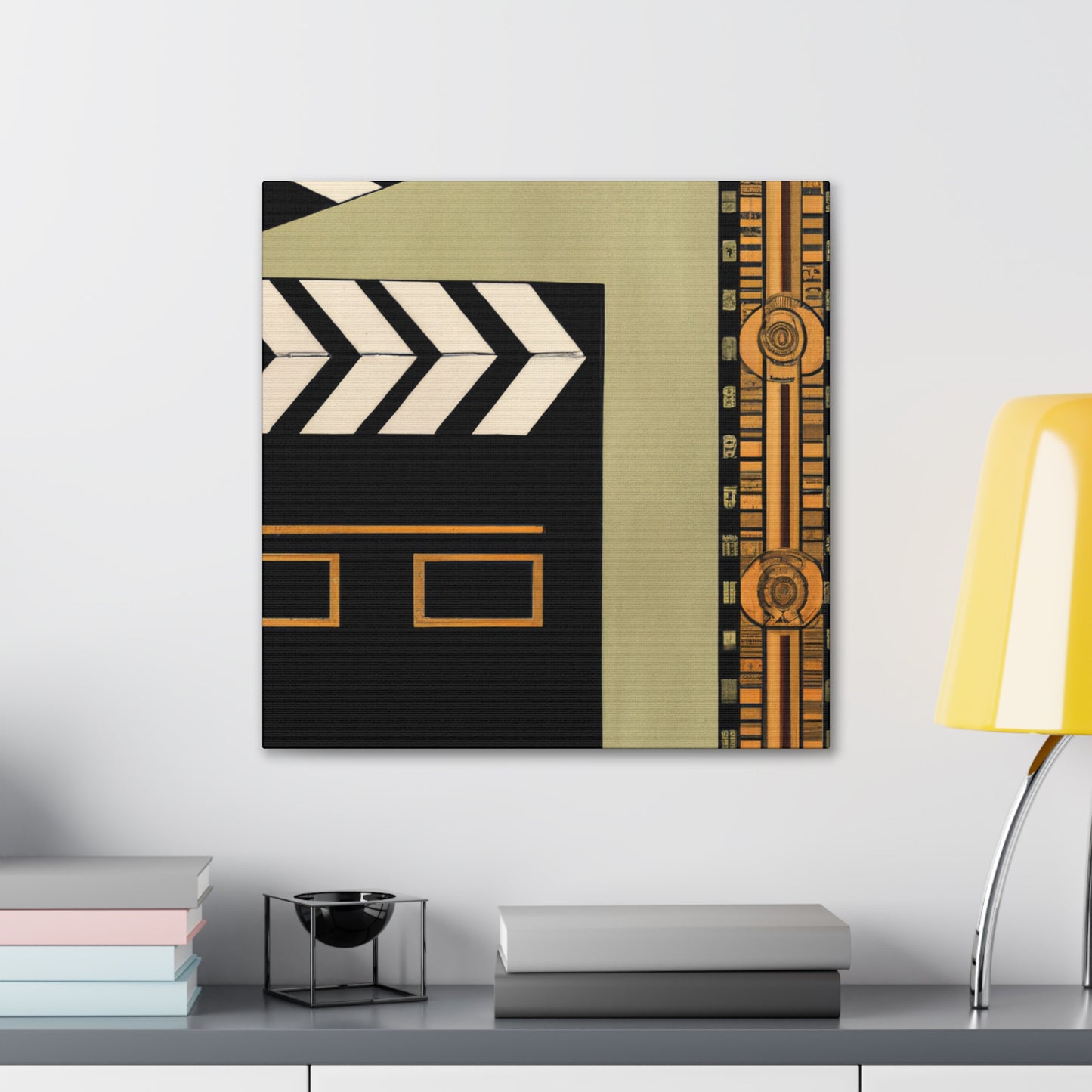 Starry Movie Clapboard - Canvas