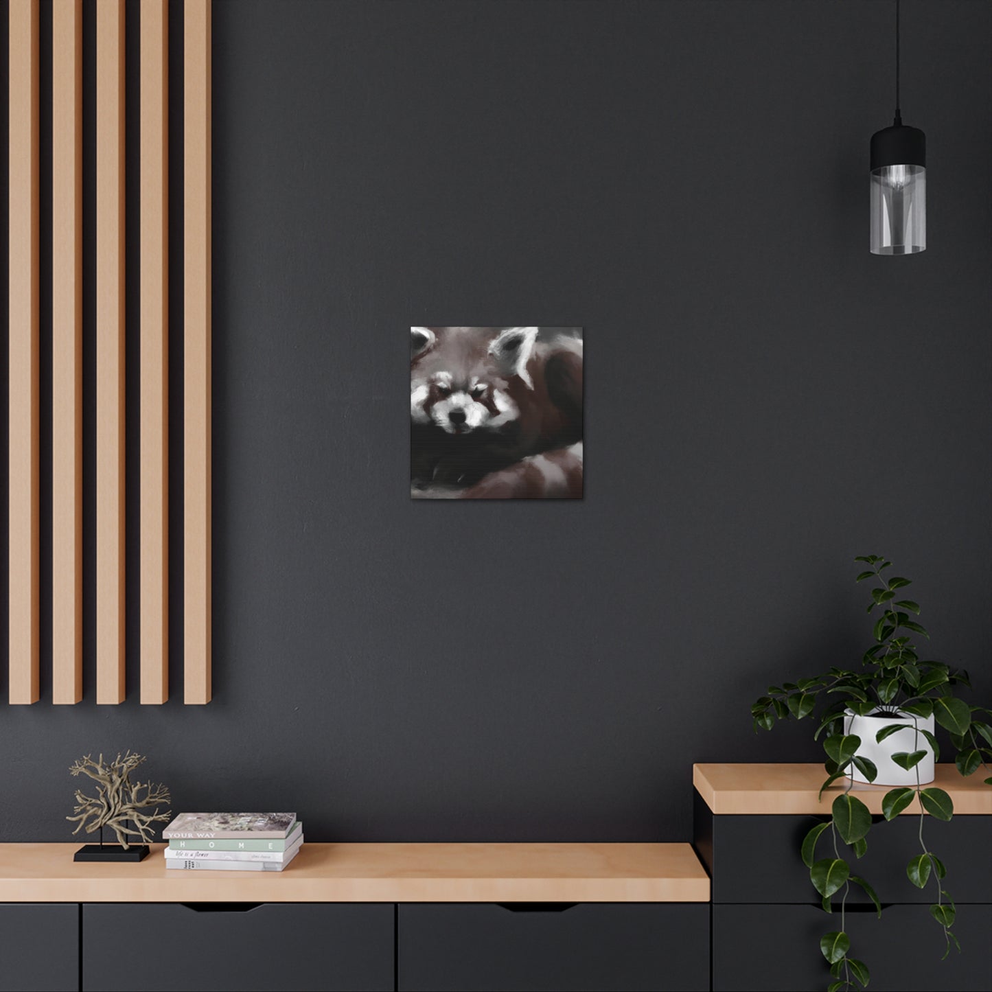 Red Panda Splendor - Canvas