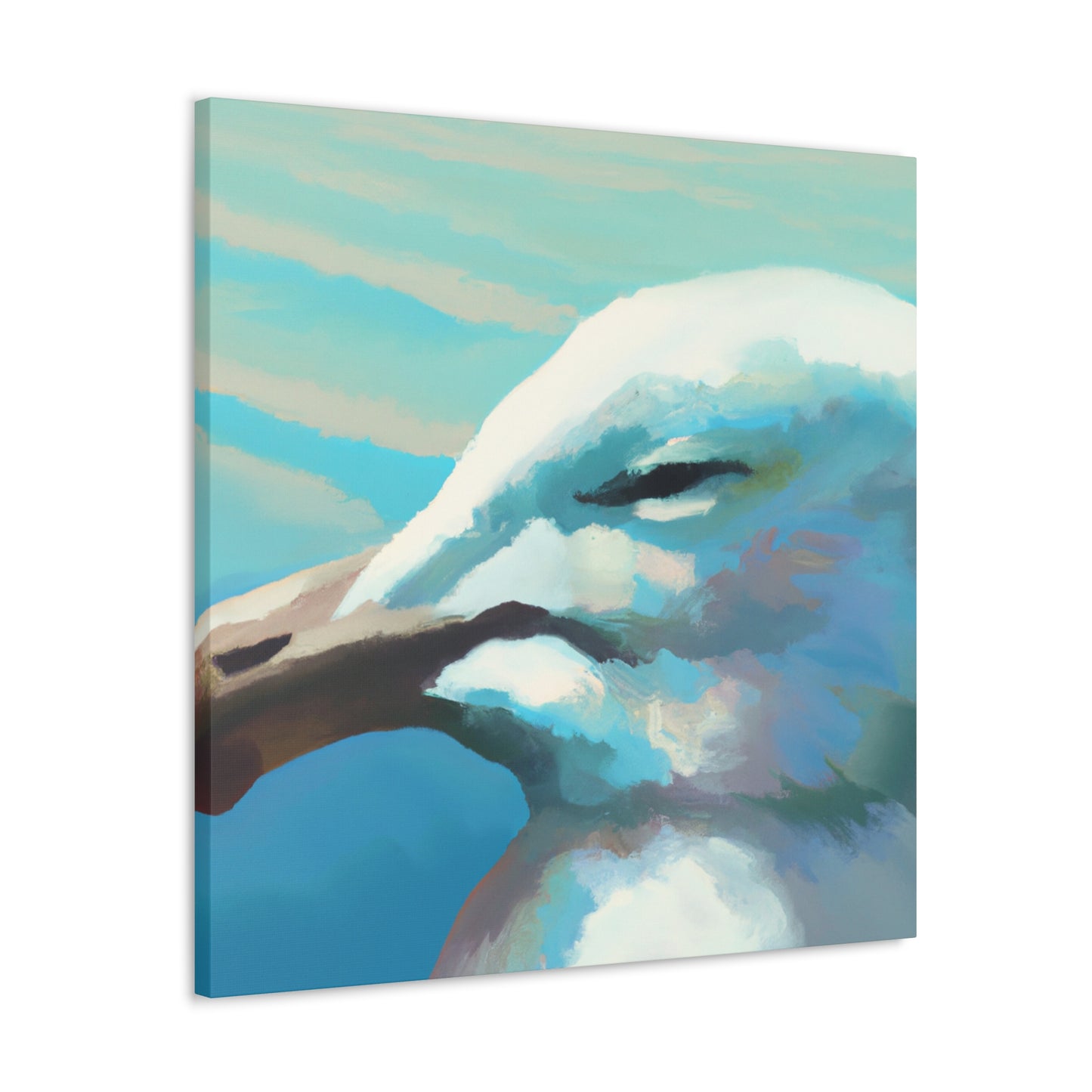 "Seagulls on the Shore" - Canvas