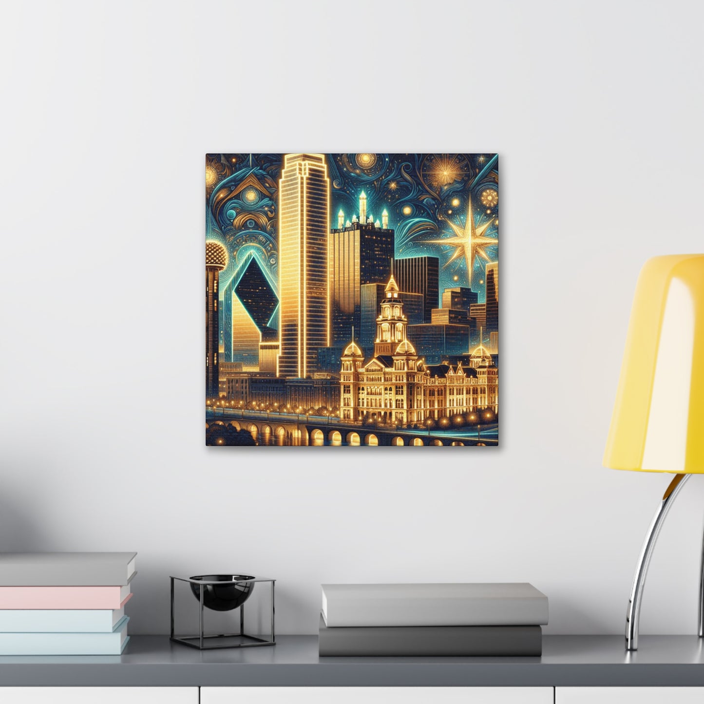 "Enchanting Dallas Horizons" - Canvas