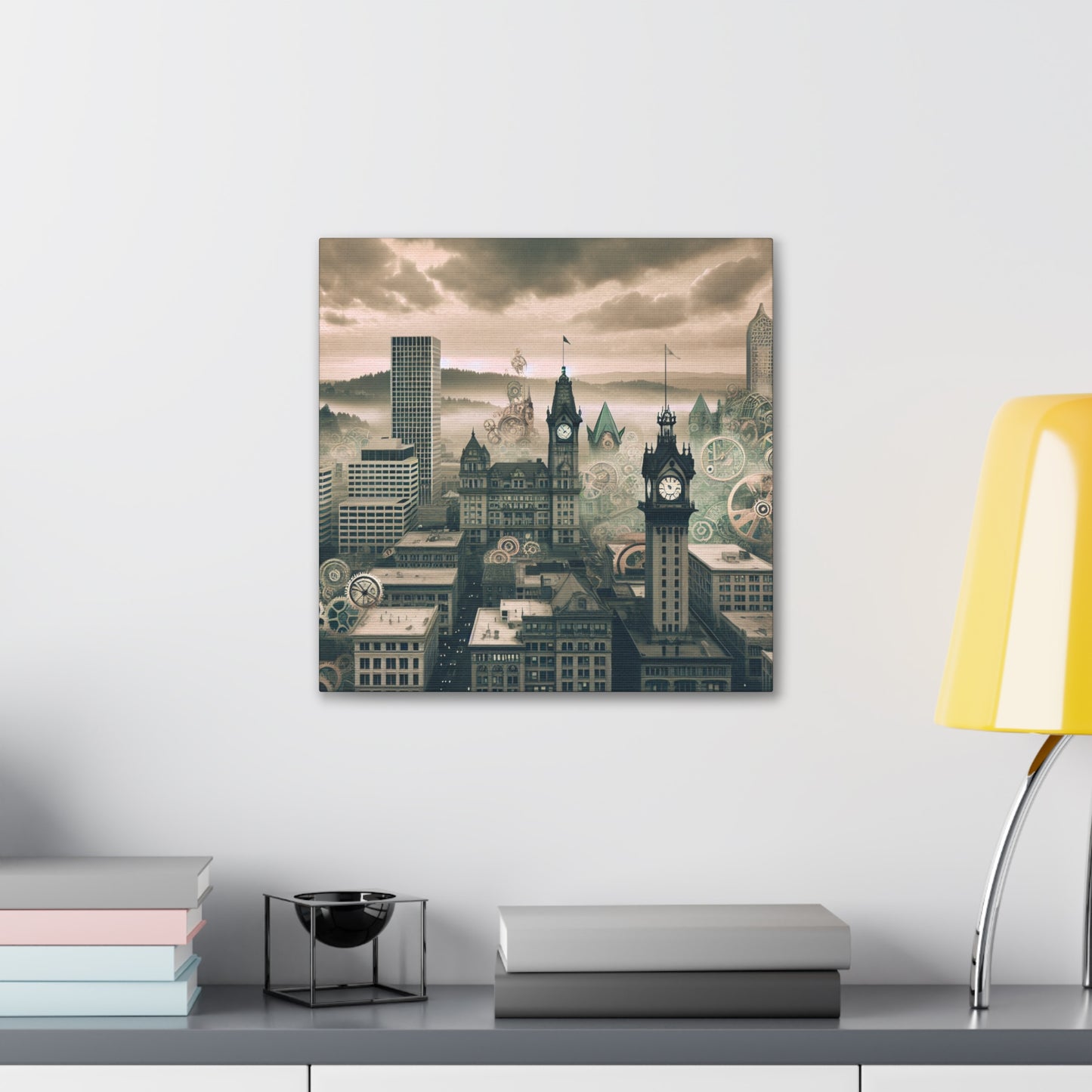 Industrial Dreams of Portland - Canvas