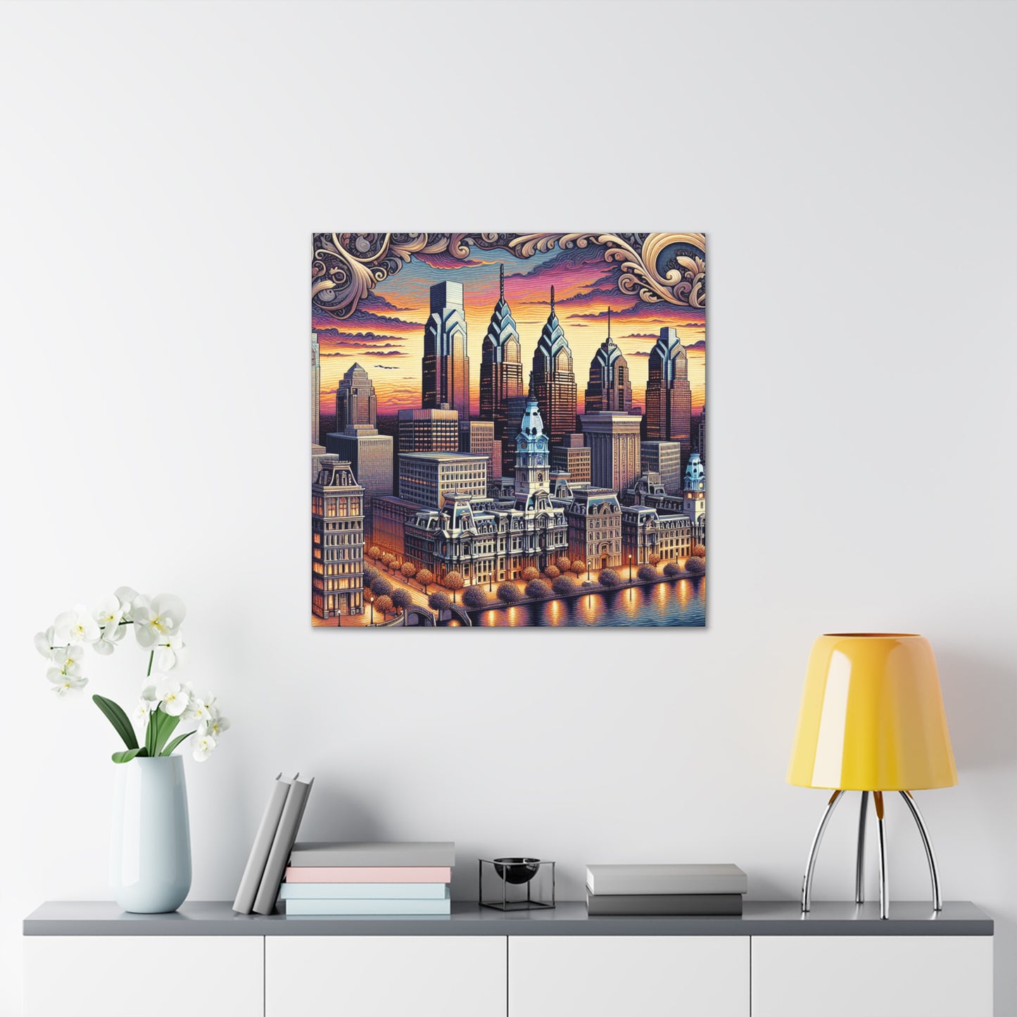 "Philly Dreamscape Unveiled" - Canvas