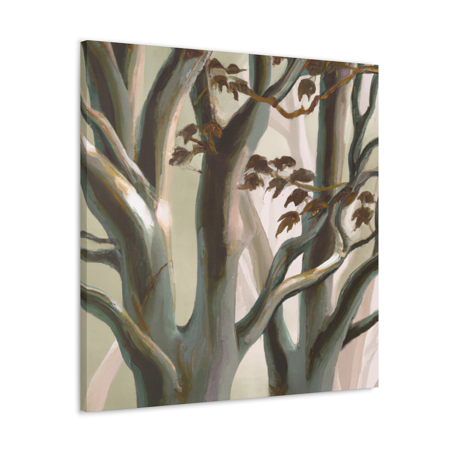 Beeches in Moonlight. - Canvas