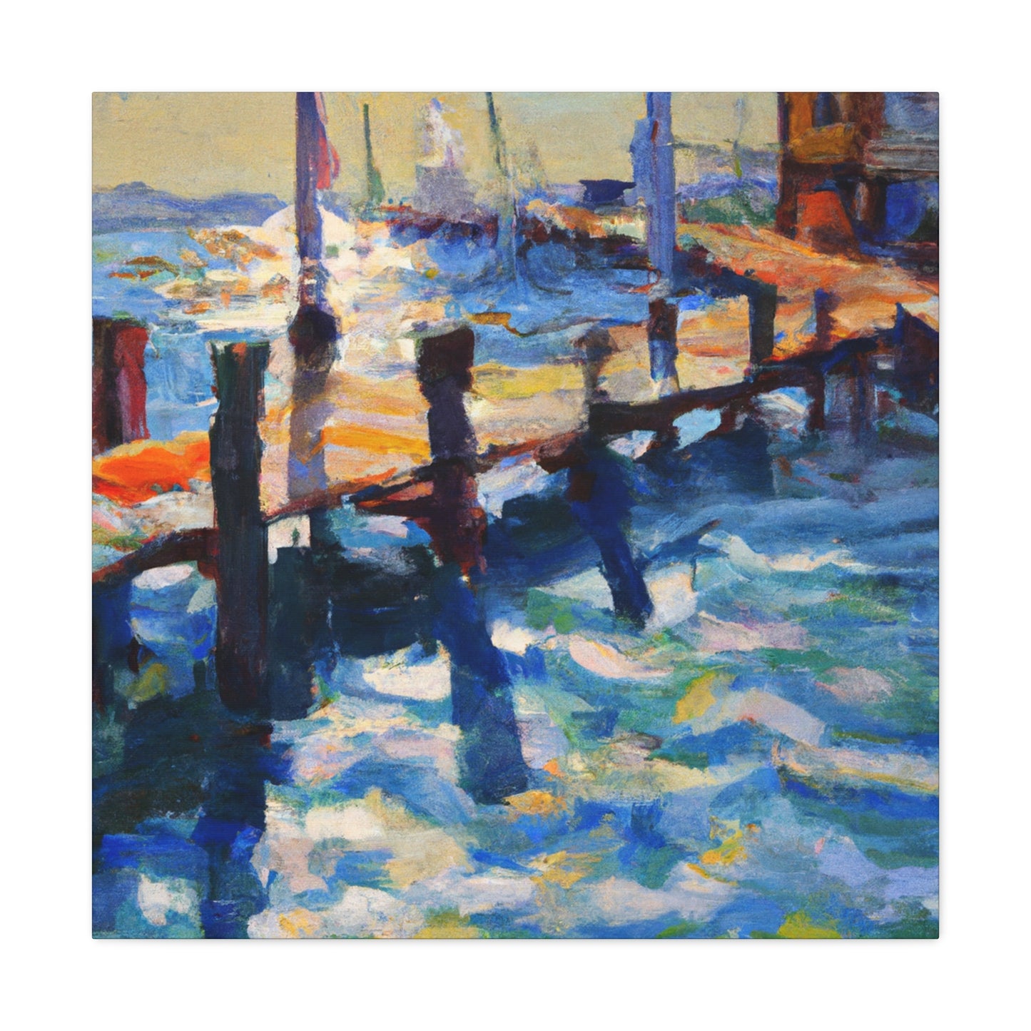 "Pier of Impressionism" - Canvas