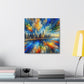 "Vibrant Metropolis Symphony" - Canvas