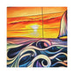 "Ocean Sunrise Splendor" - Canvas