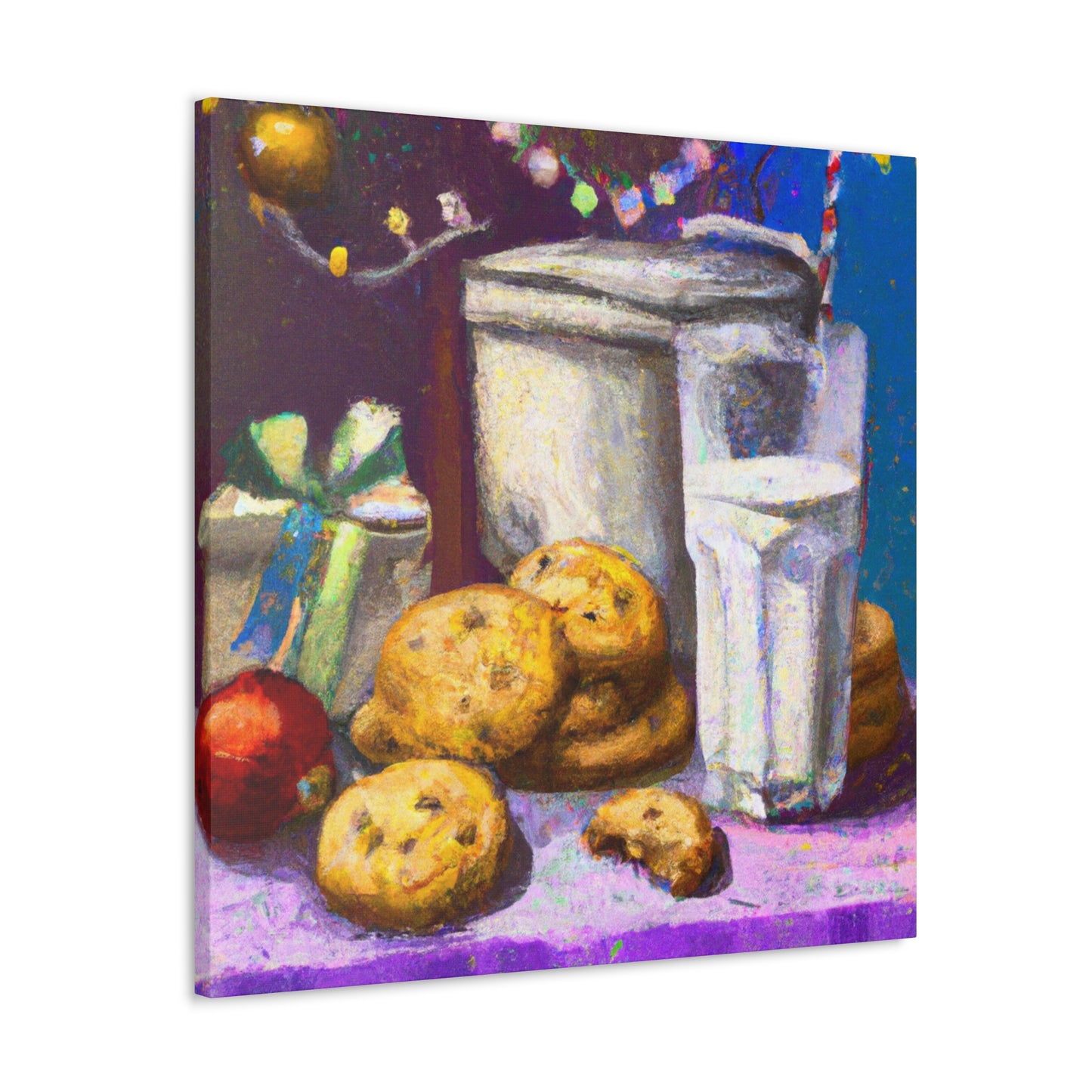 Milk and Cookies Feast - Canvas