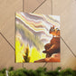 Chipmunk's Gathering Beauty - Canvas