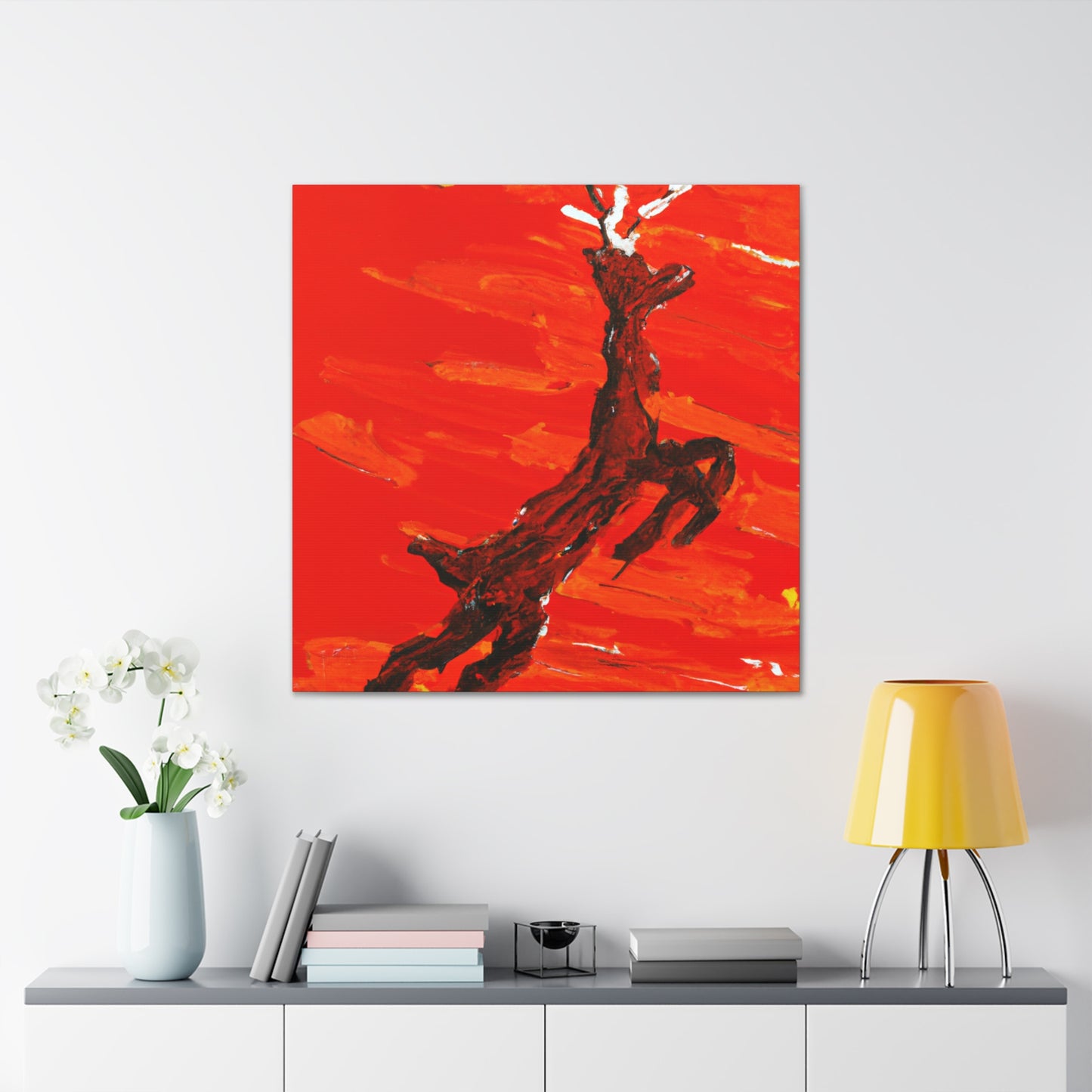 Reindeer in Simplicity - Canvas