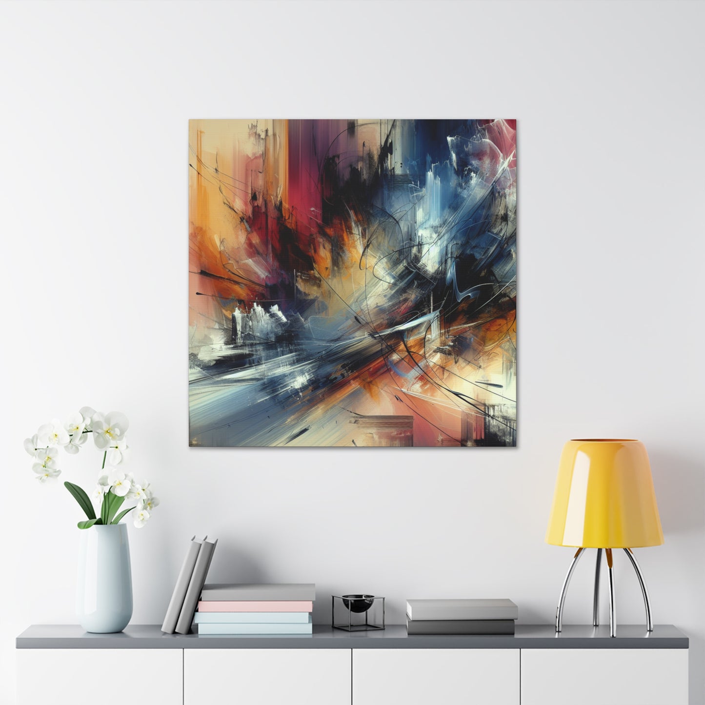 Rhythmic Torrential Symphony - Canvas