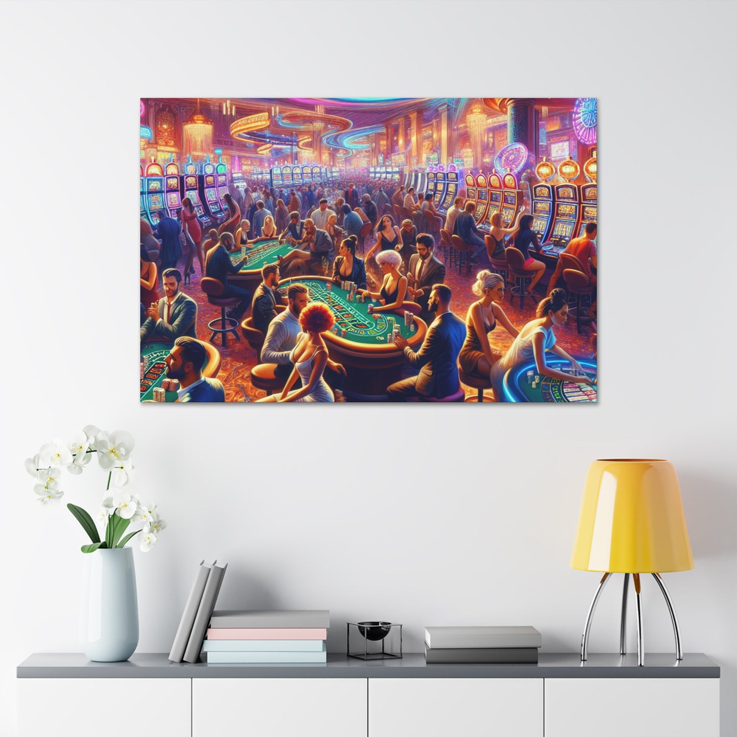 "Lavish Mirage Lights" - Canvas