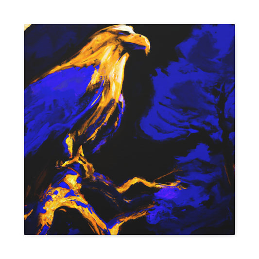 "Majestic Golden Eagle". - Canvas