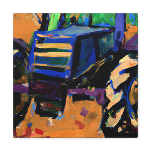 "Tractor in Motion" - Canvas