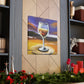 "Wine Glass by Moonlight" - Canvas