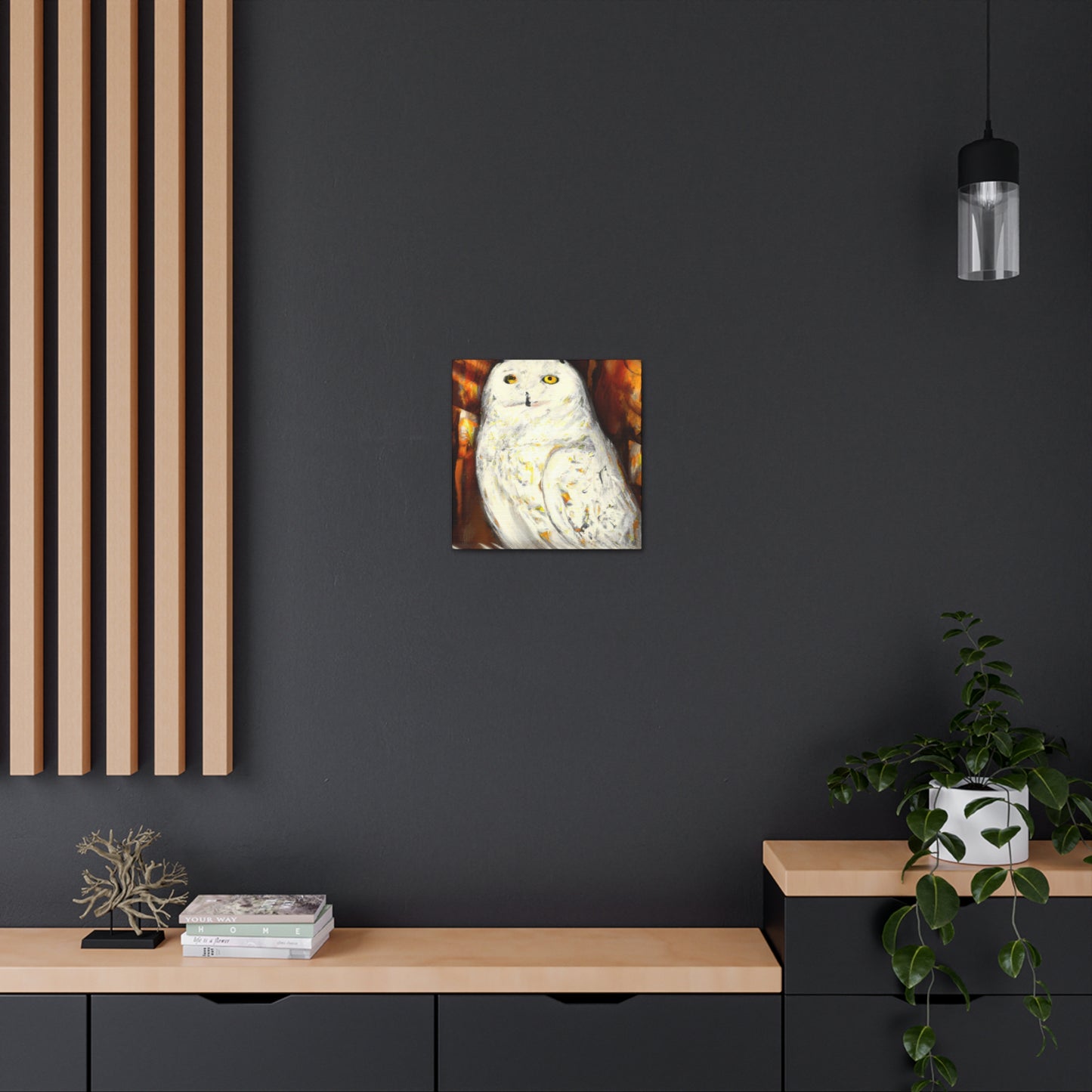 Snowy Owl Majestic Flight - Canvas