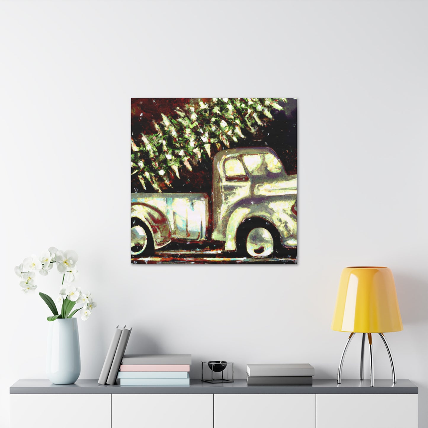 Winter Wonderland Truck - Canvas