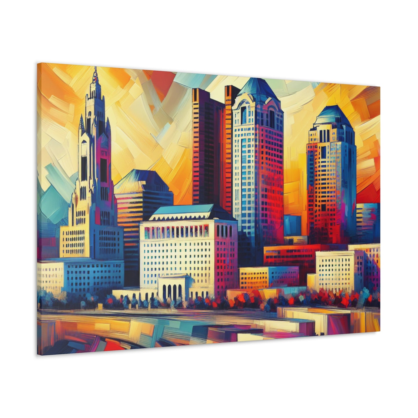 Pulsating Columbus Vortex - Canvas