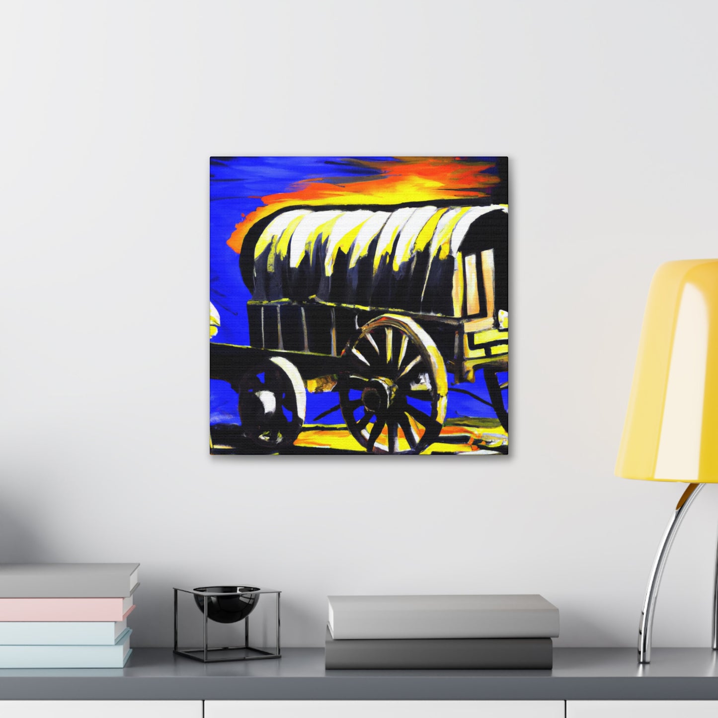 "Wagon of Abstraction" - Canvas