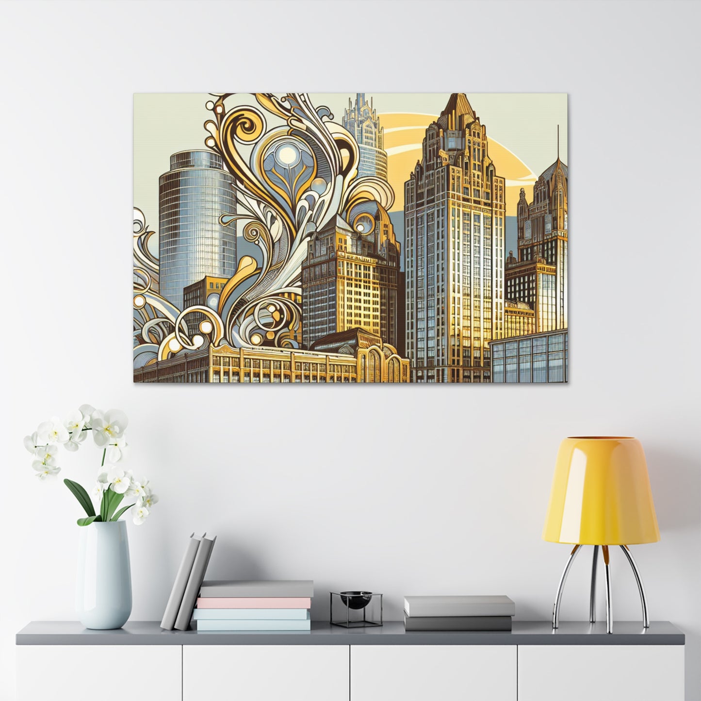 "Enchanting Milwaukee Essence" - Canvas