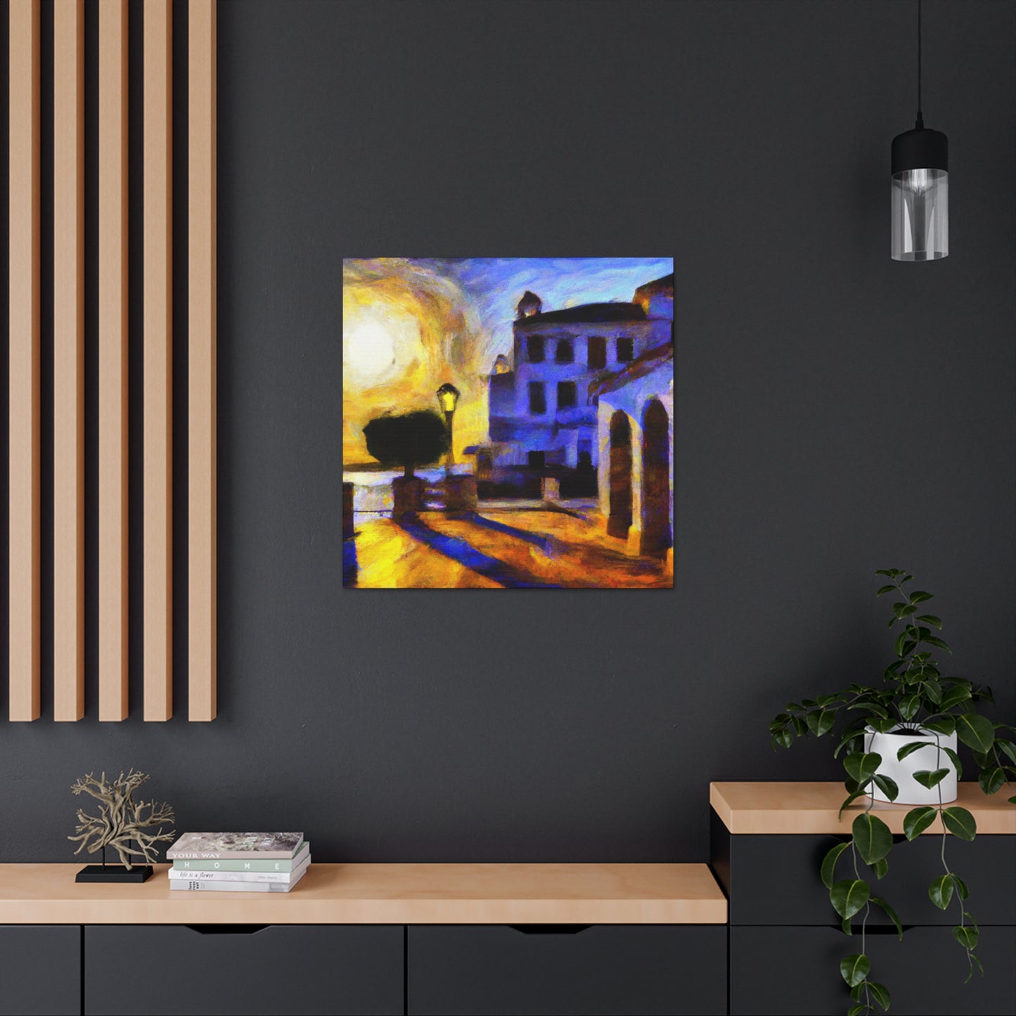 "Mediterranean Breeze Vista" - Canvas