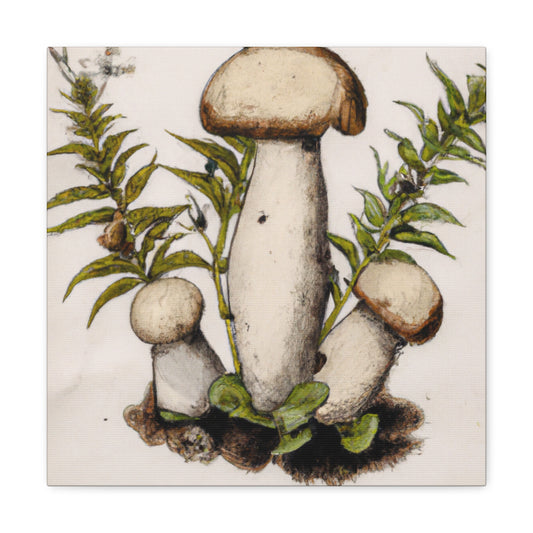 Majestic Porcini Feast - Canvas