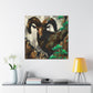 Majestic Rocky Bighorns - Canvas