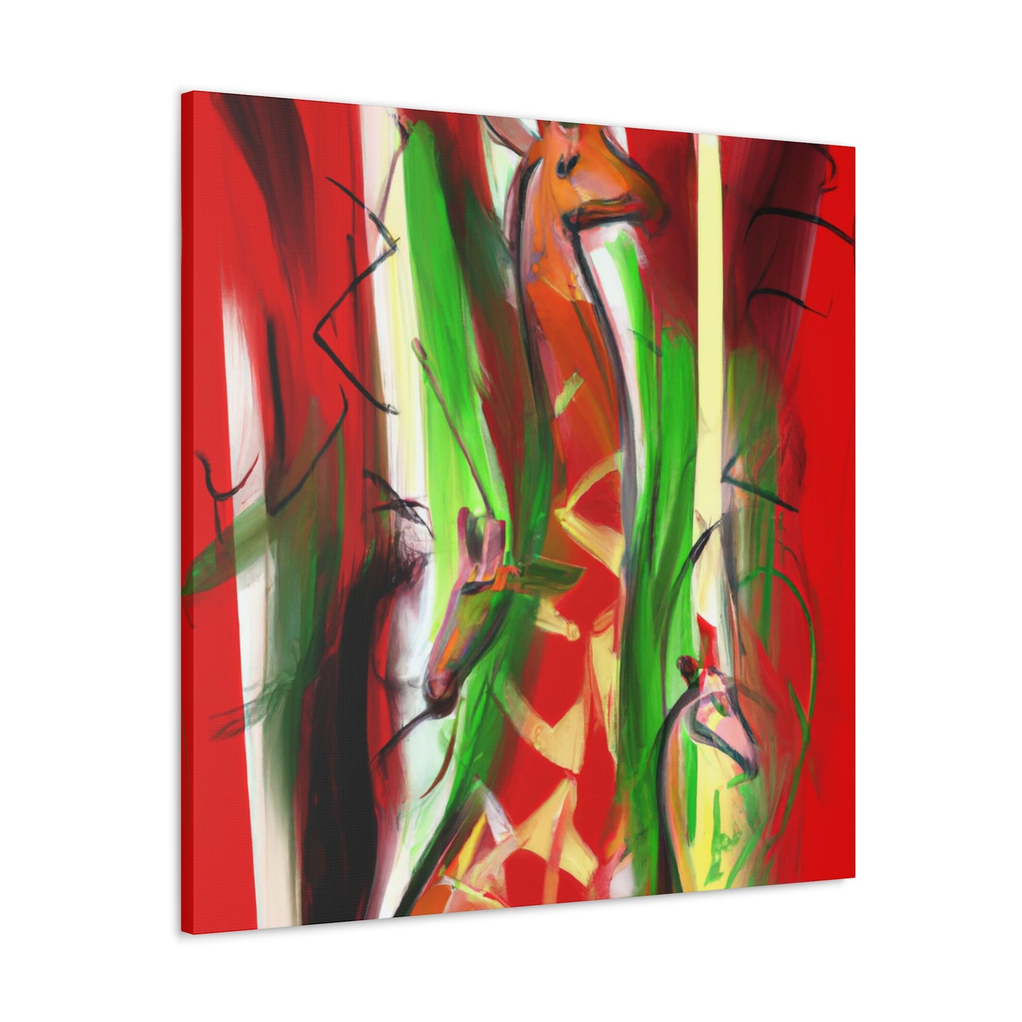 Giraffe in Expressionism - Canvas