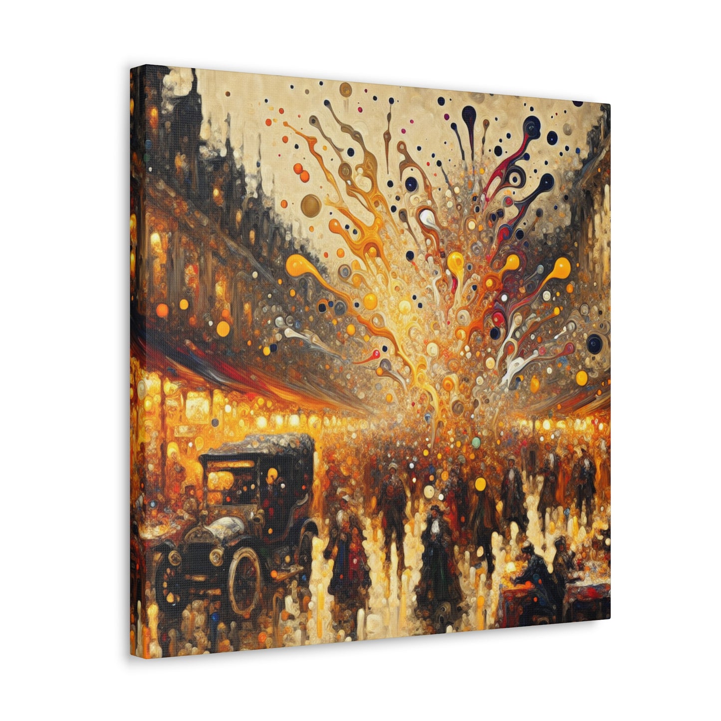 "Mystical Twilight Bazaar" - Canvas