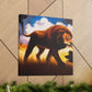 "Lion in Dreamscape" - Canvas