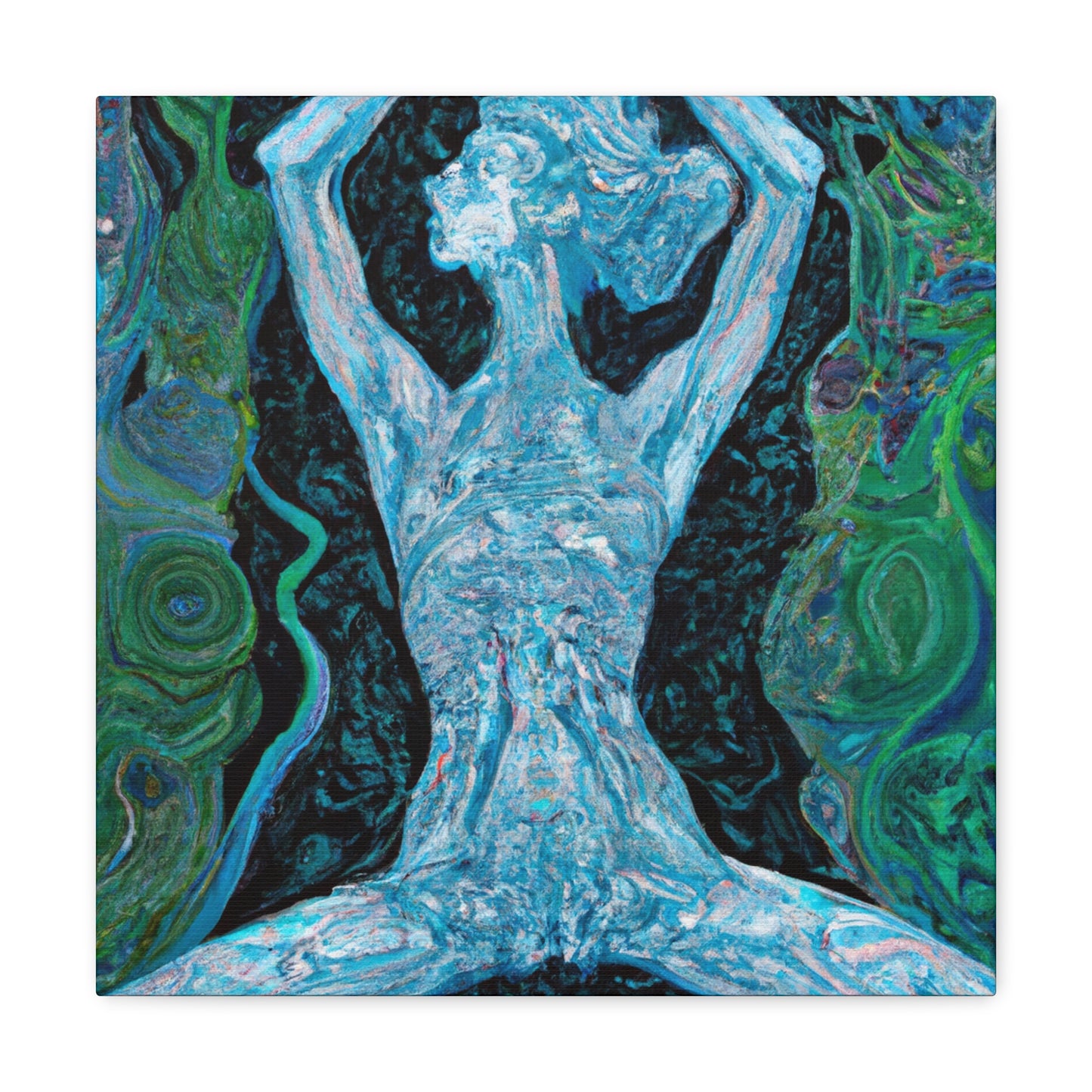 "Yoga in the Nouveau" - Canvas