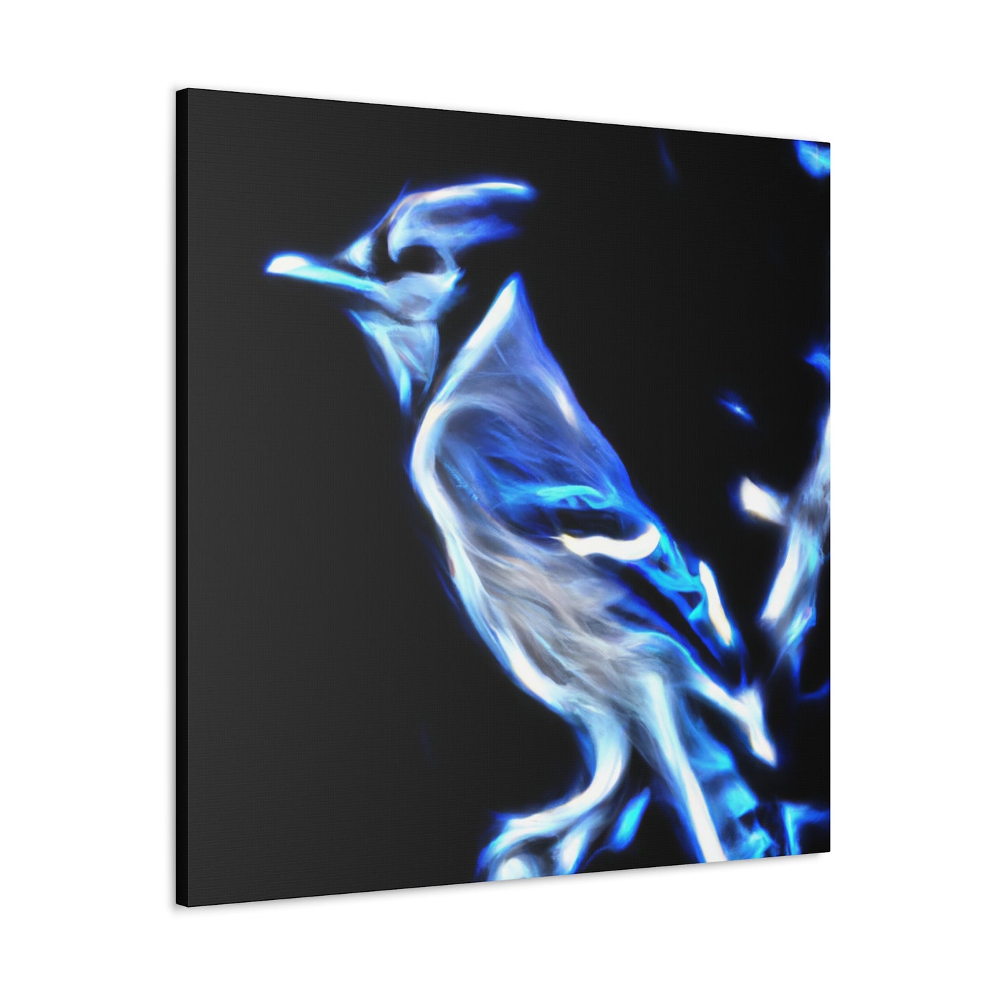 Blue Jay Expressionism - Canvas