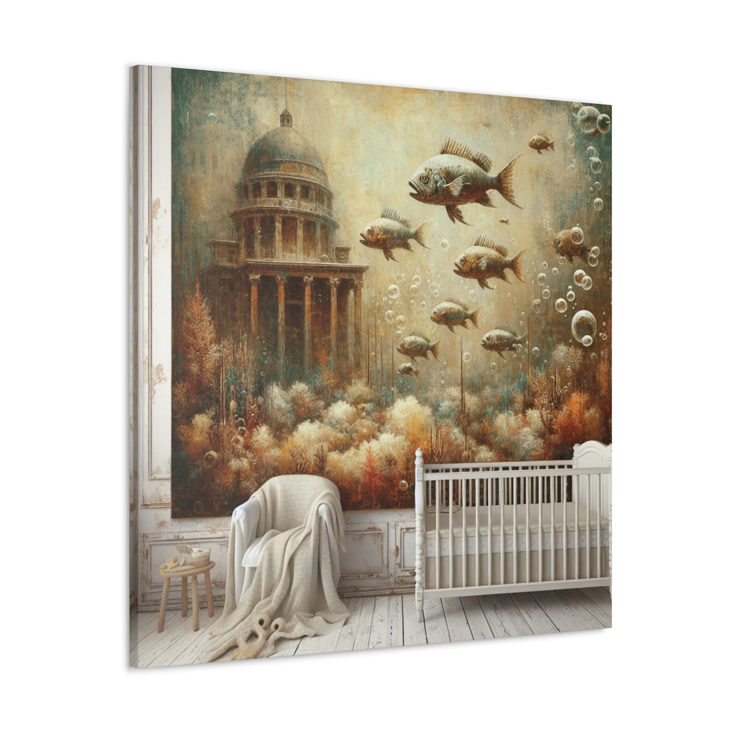 Enchanted Aquatic Symphony - Canvas