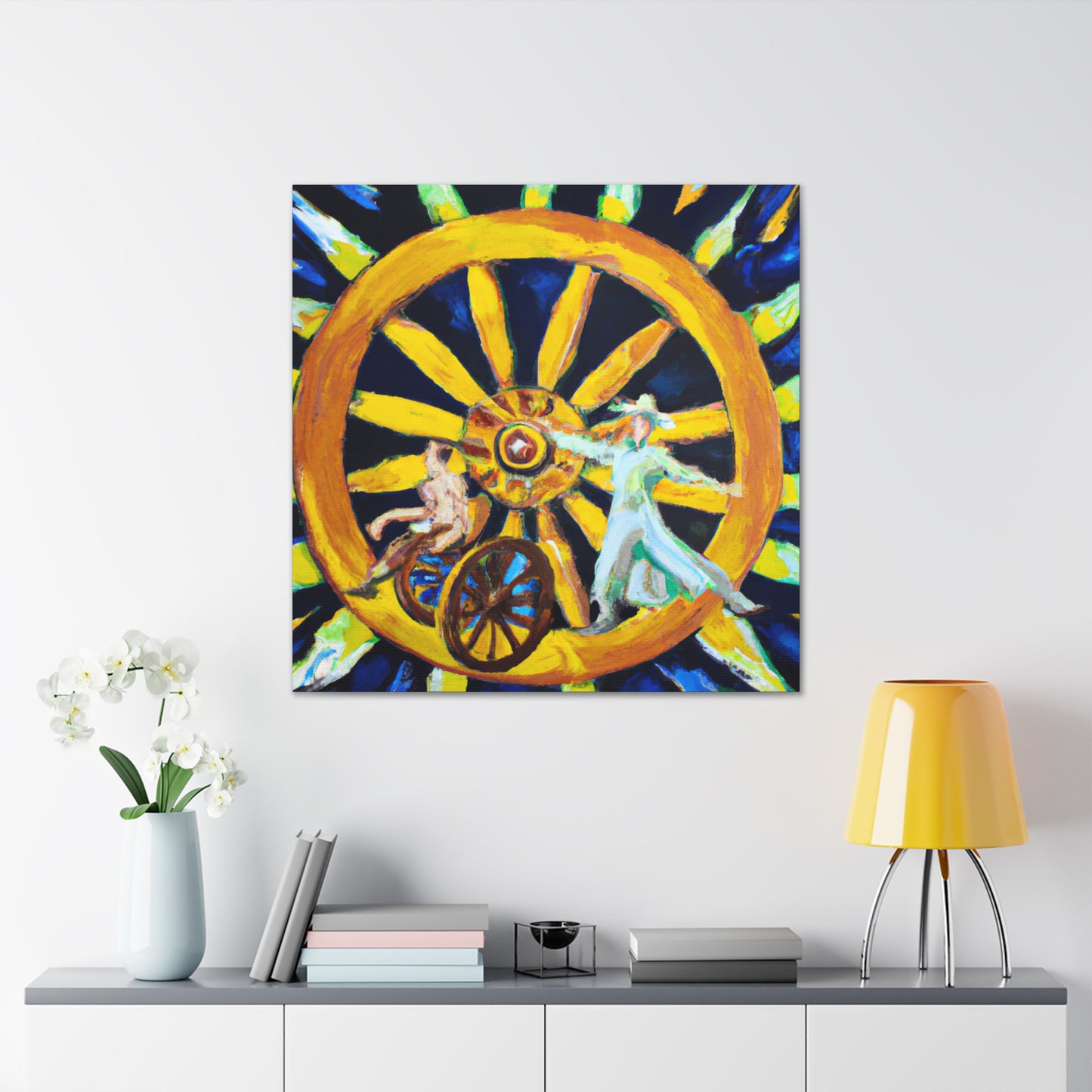 "Wheels of Splendorili" - Canvas