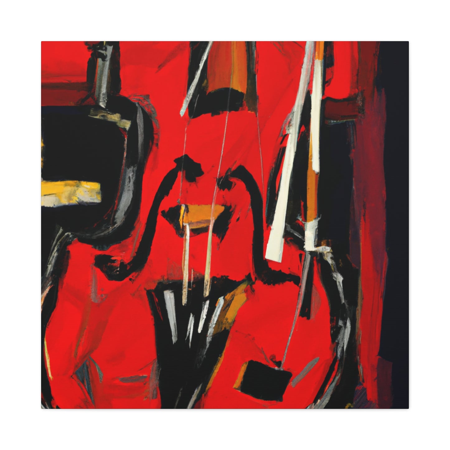 Violin in Expressionism - Canvas