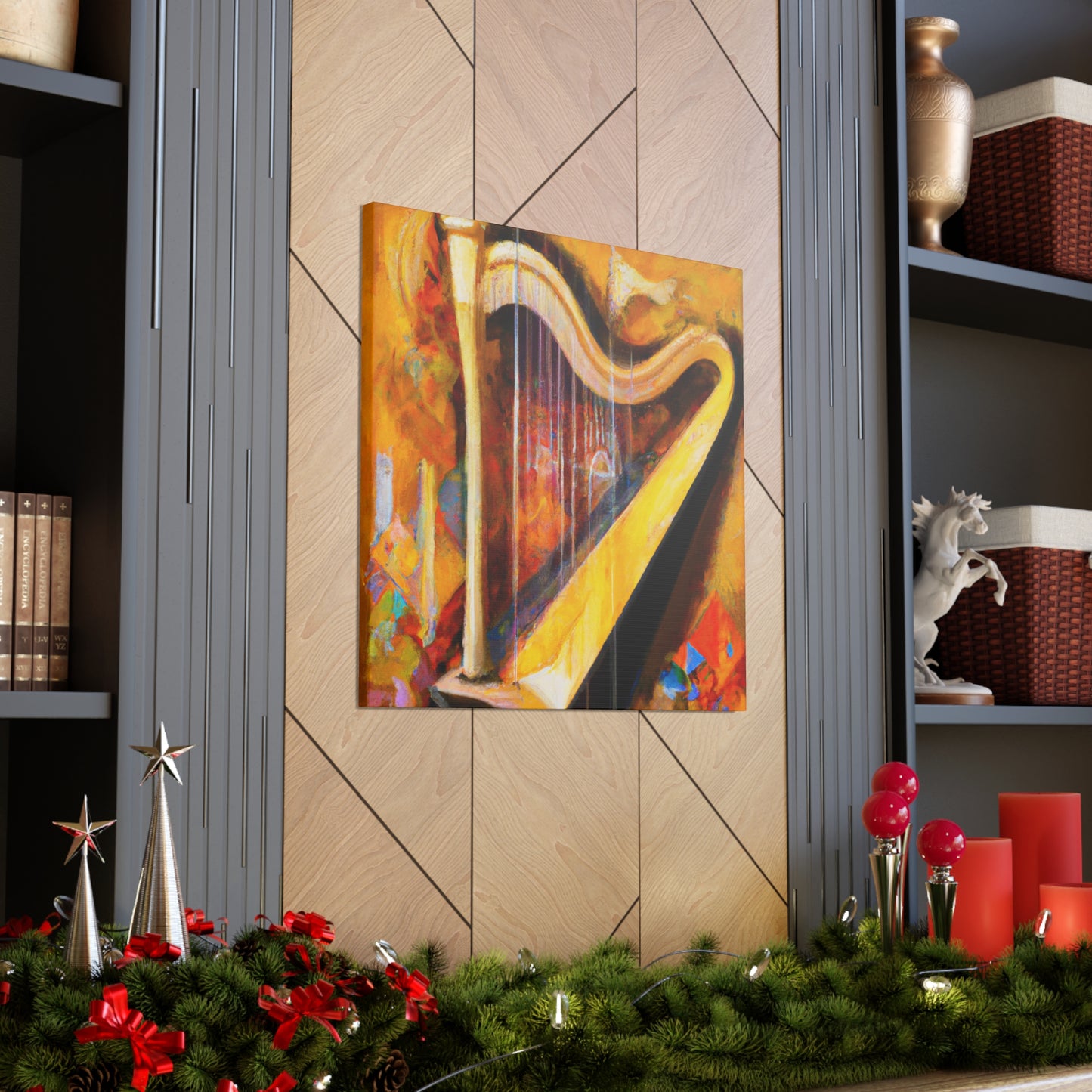 "Harp in Harmony" - Canvas