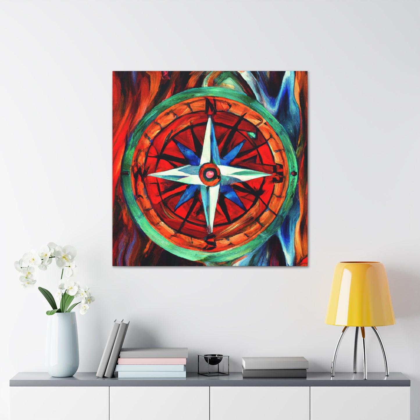 "Compass of Directionality" - Canvas