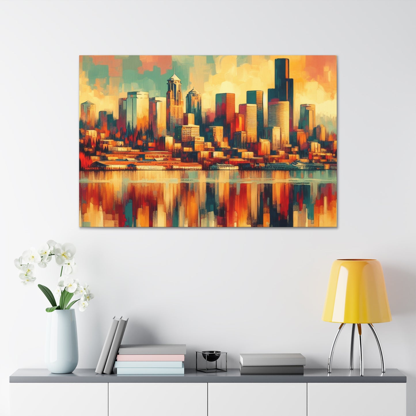 Emerald City Euphoria. - Canvas