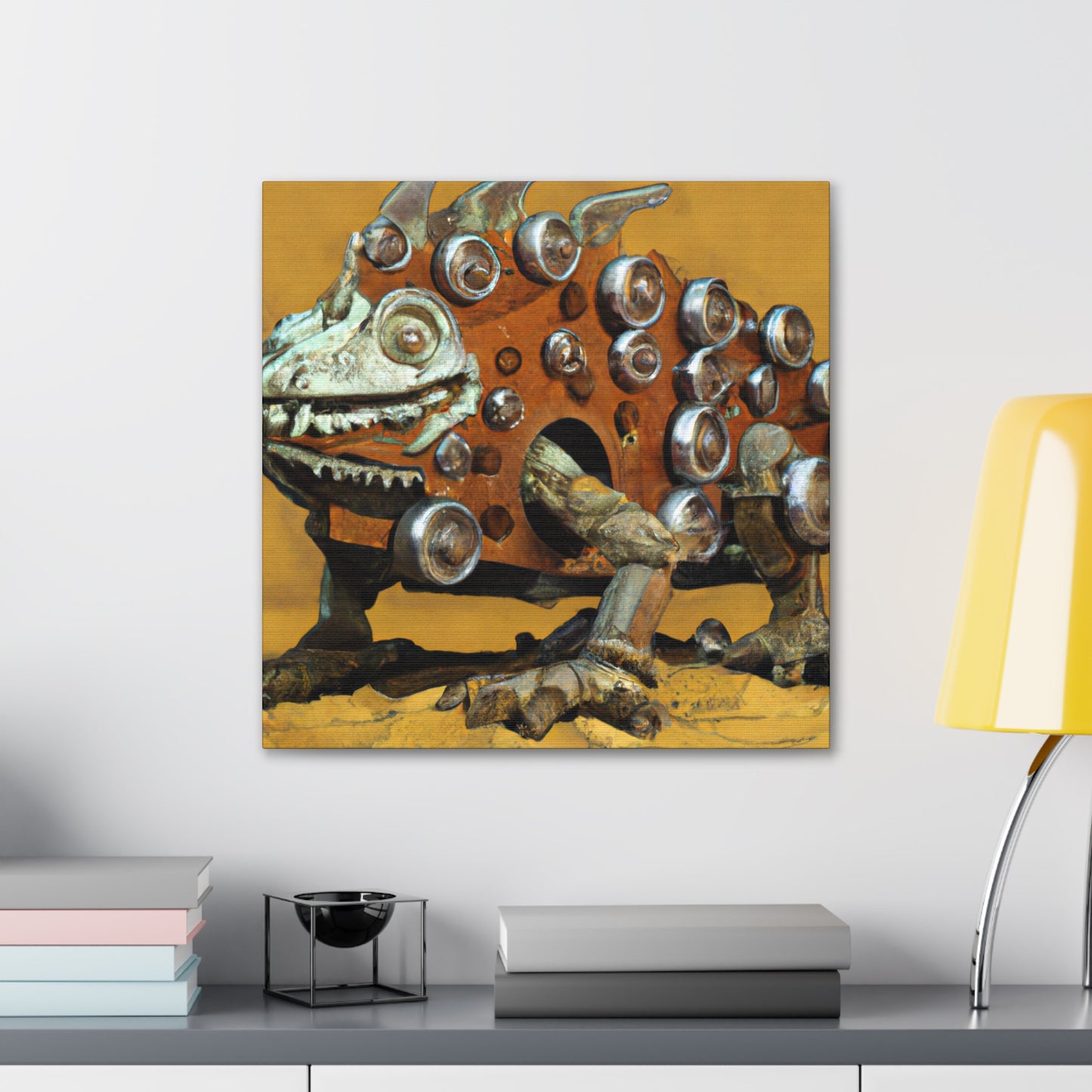 "Lizard's Surreal Dream" - Canvas