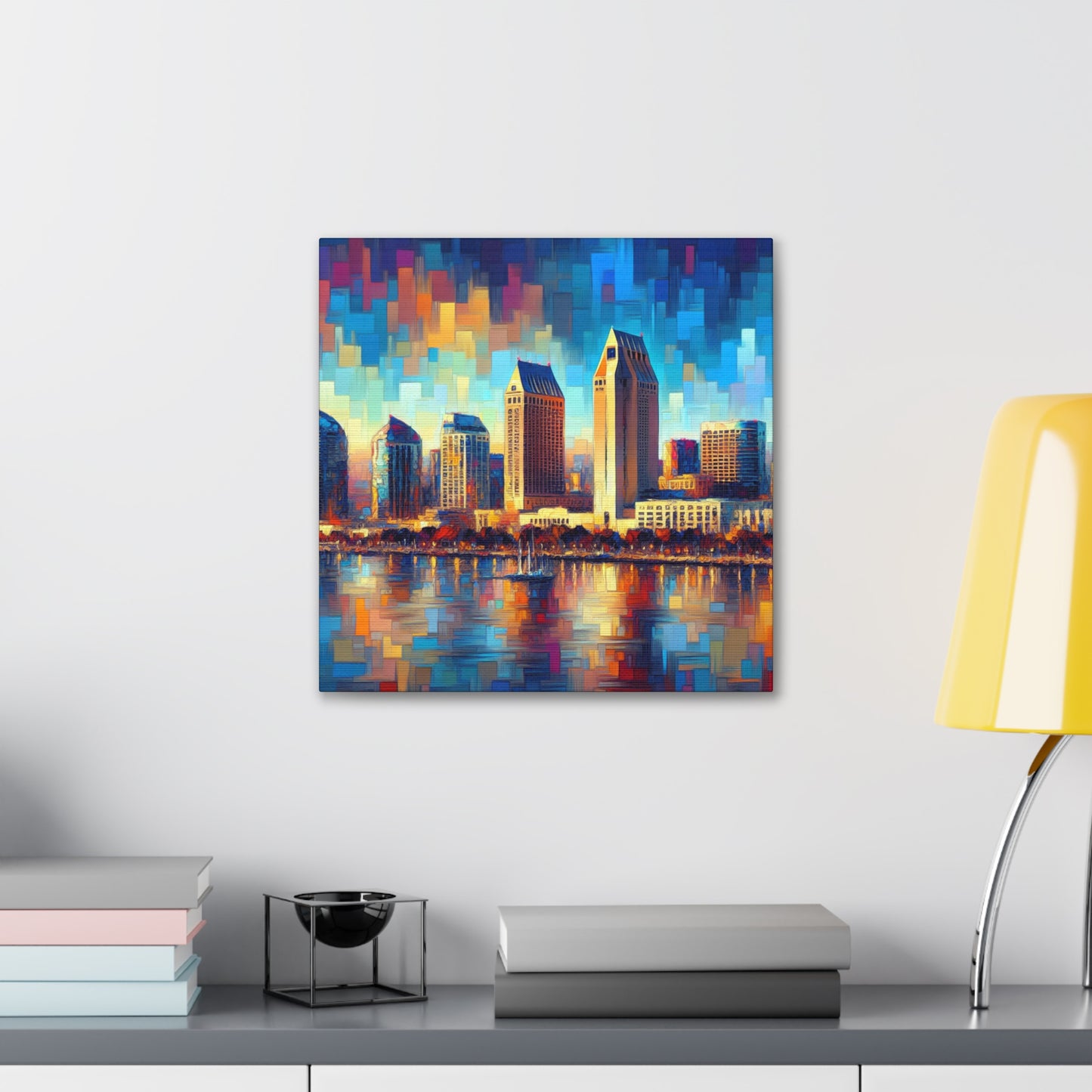 "Vibrant Coastal Dream" - Canvas